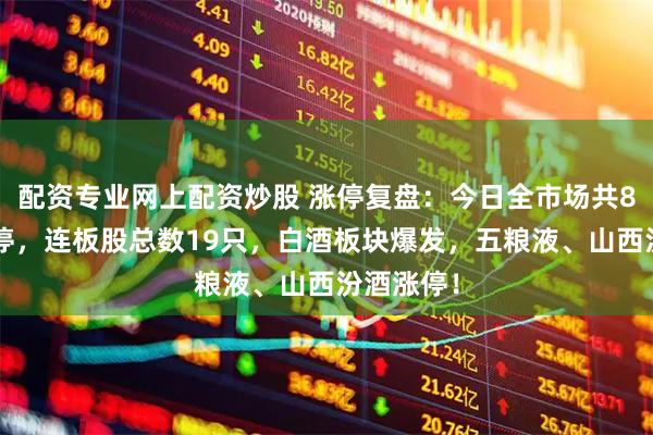 配资专业网上配资炒股 涨停复盘：今日全市场共88只股涨停，连板股总数19只，白酒板块爆发，五粮液、山西汾酒涨停！